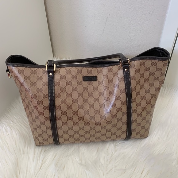Gucci Handbags - Gucci Crystal Joy GG Medium Tote Bag